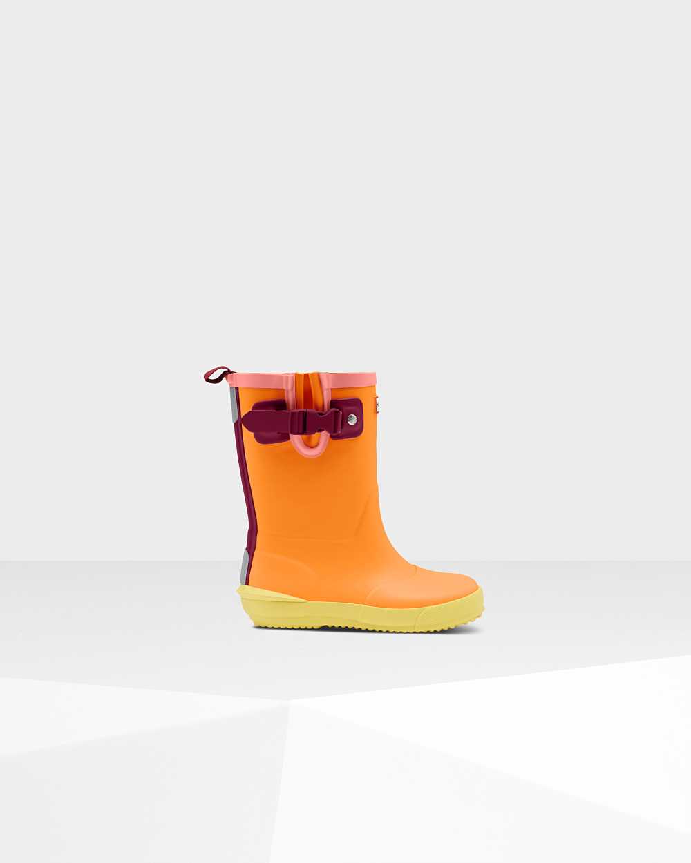 Hunter Original Davison Kids Rain Boots NZ-45054W Orange